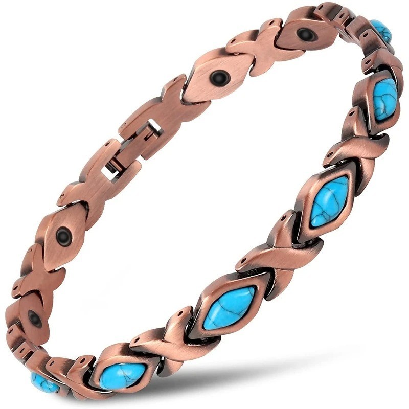 Copper Magnetic Bracelets for Arthritis Pain Relief – for Men & Women. (1pc) USA