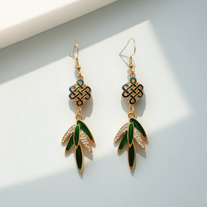 Vintage Chinese Style Elegant Earrings Hanfu Jewelry