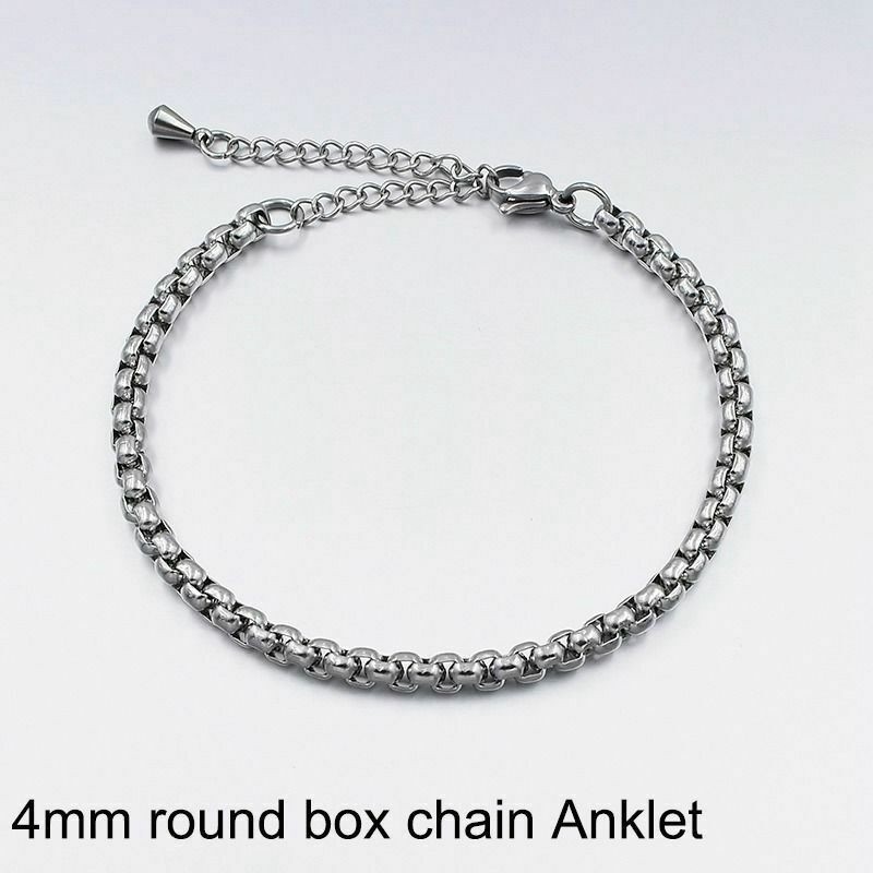 Beach Jewelry Foot Leg Men Stainless Anklet Ankle Bracelet For Chain Steel Women