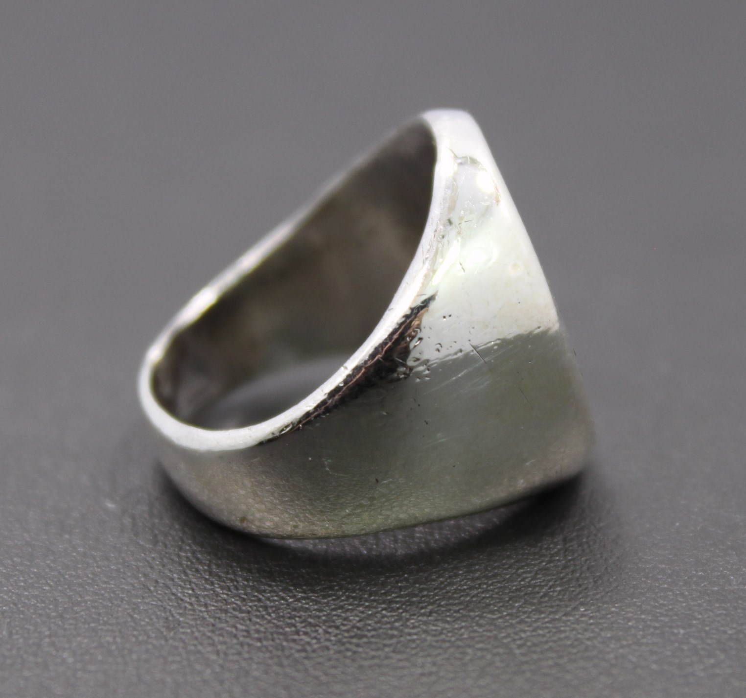 Sterling Silver Turquoise & Coral Chip Ring Size 7 / 13.1g