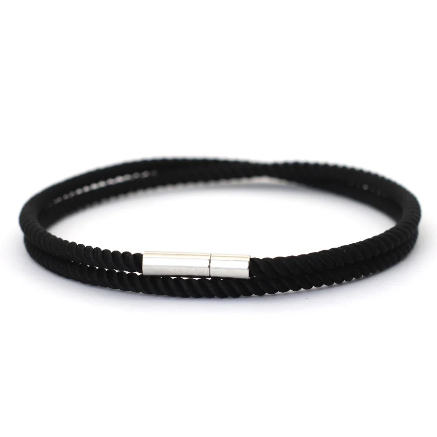 Braided Rope Bracelet Women Red Thread Adjustable Round Layered Outdoor Jewelry