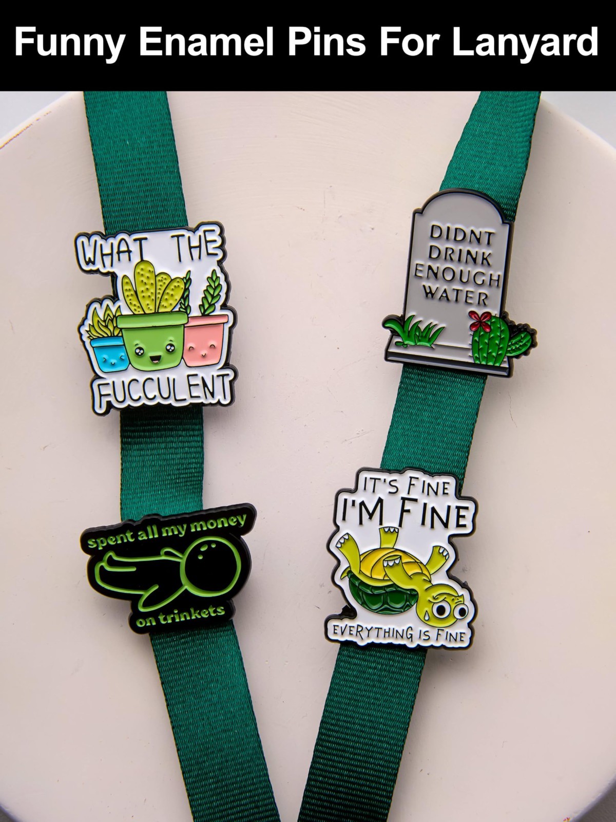 Humorous Enamel Pins for Adults – Funny Metal Pins for Backpacks, Jackets & Hats