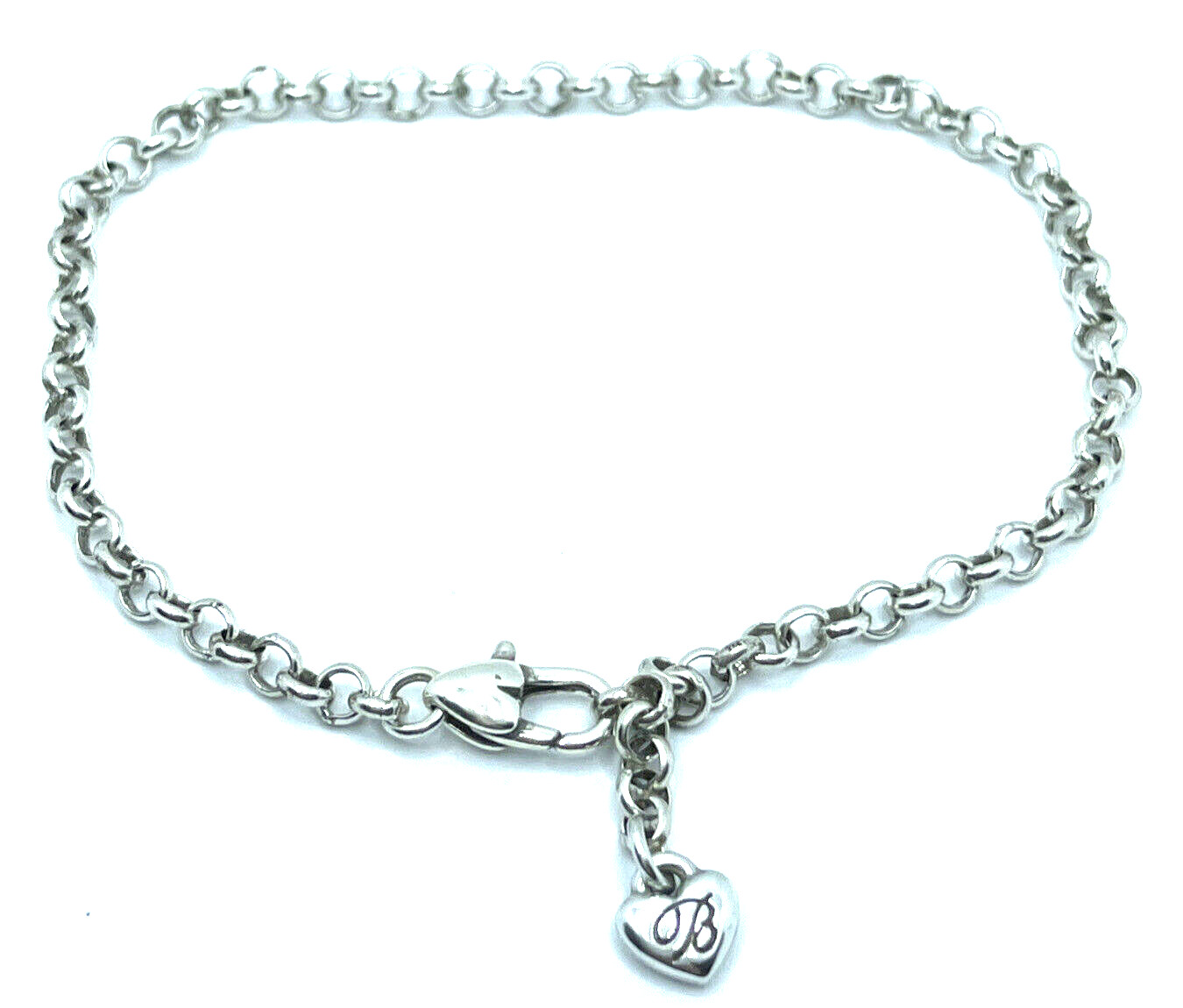 BRIGHTON ROLO SMALL Starter Links Charm Bracelet LEGACY Excellent 8.5”