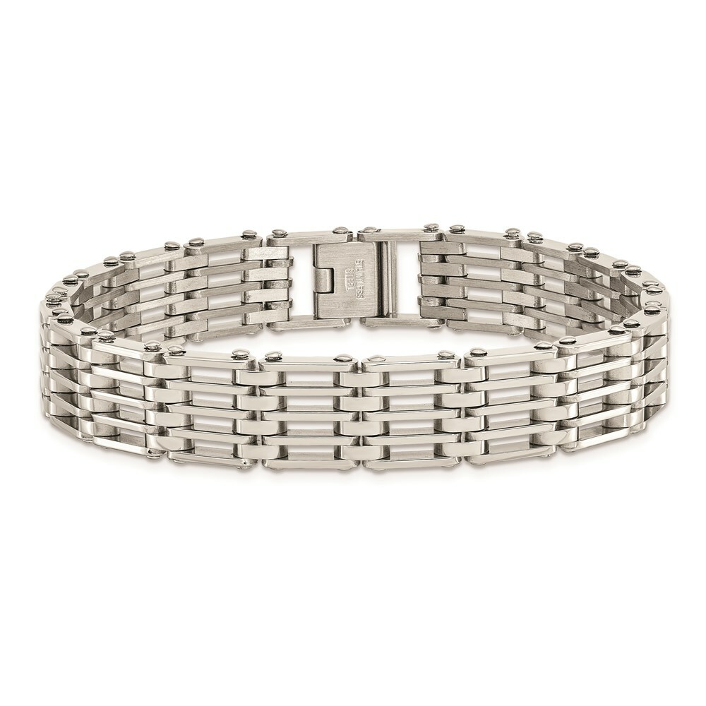 Stainless Steel Polished 8.5in Bracelet