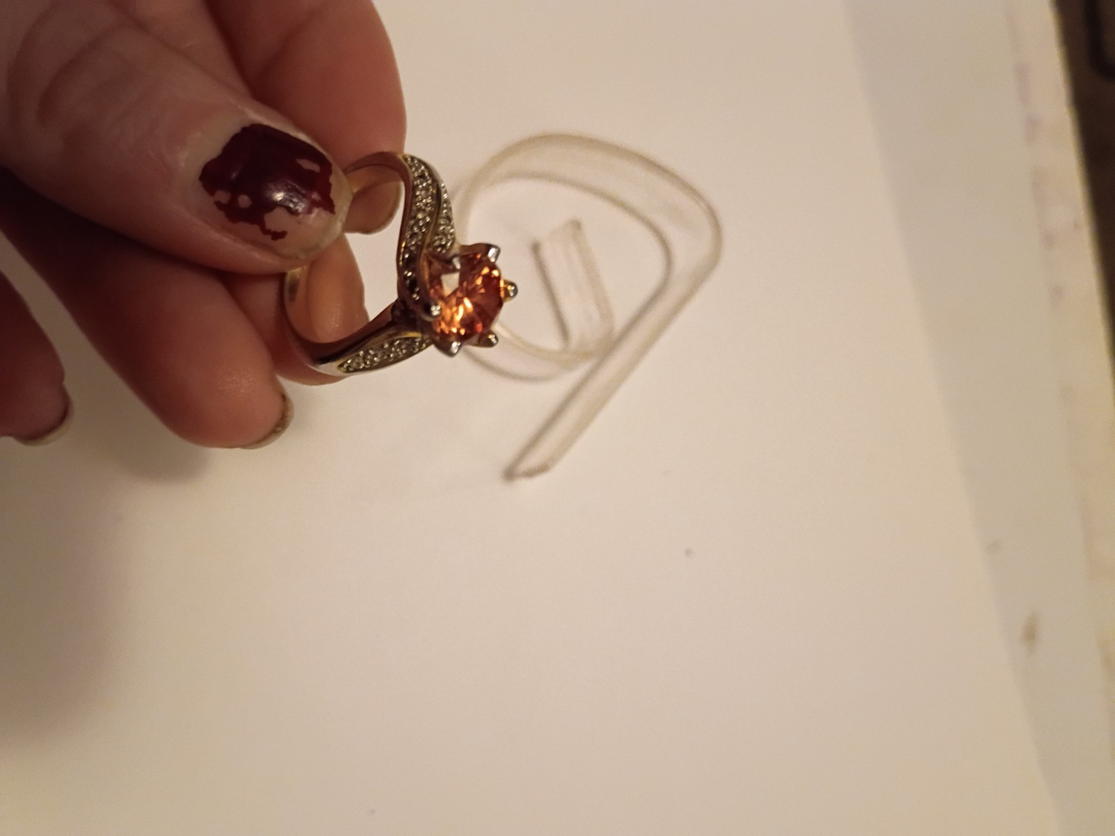Lot of 6 18k HGE rings Size 6 – 6.5