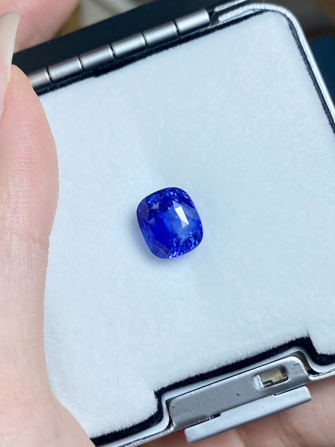 [jerseychou] Natural cornflower blue sapphire 6.15ct , Sri Lanka , GRS/LOTUS