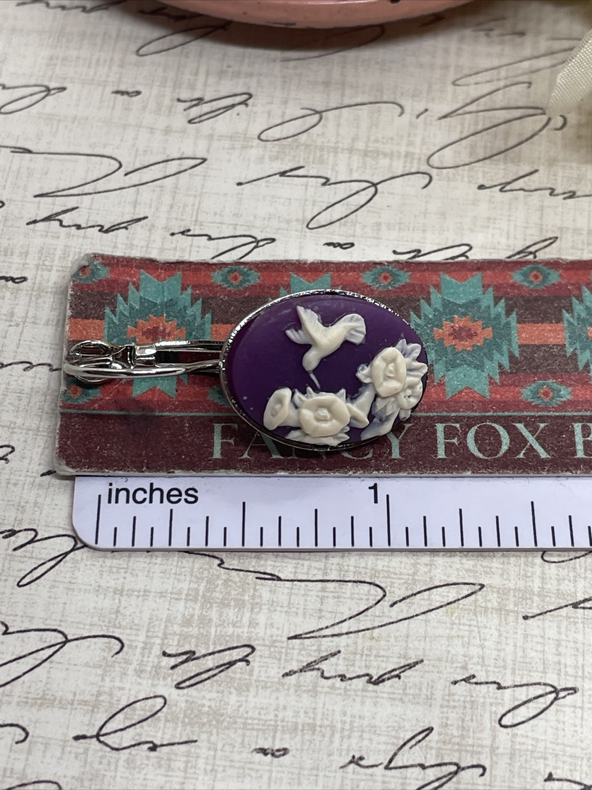 Morning Glory Hummingbird Silver Boutique French Wire Cameo Earrings Wedding Mom