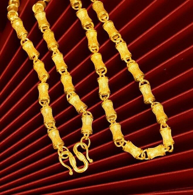NEW 3D chain 22K 23K 24K Thai Baht Gold Filled Yellow GP Necklace
