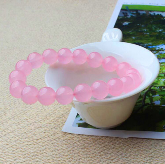 Hot 6mm 8mm 10mm 12mm Multicolor Gemstones Round Beads Bangle Bracelet 7.5-8.5”