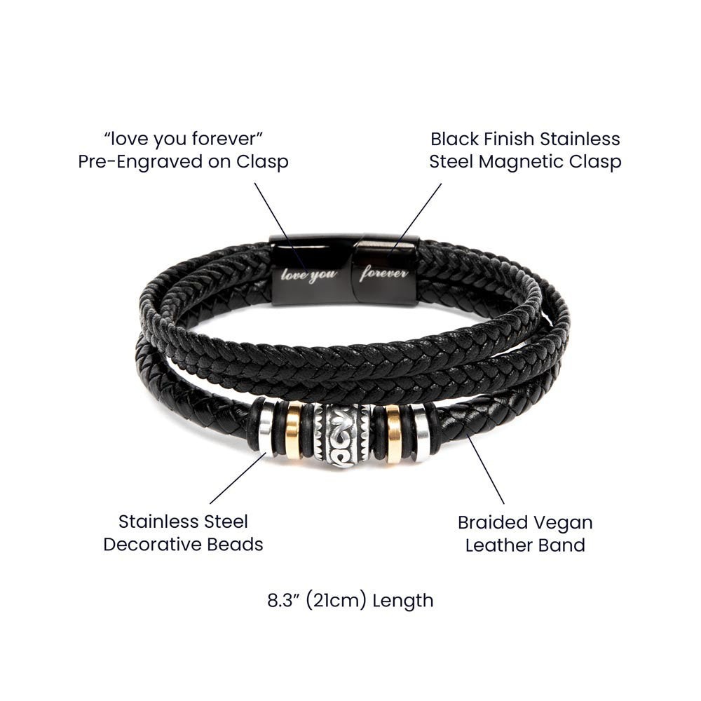 To My Nephew Bracelet Gift Christmas Gift Love You Forever