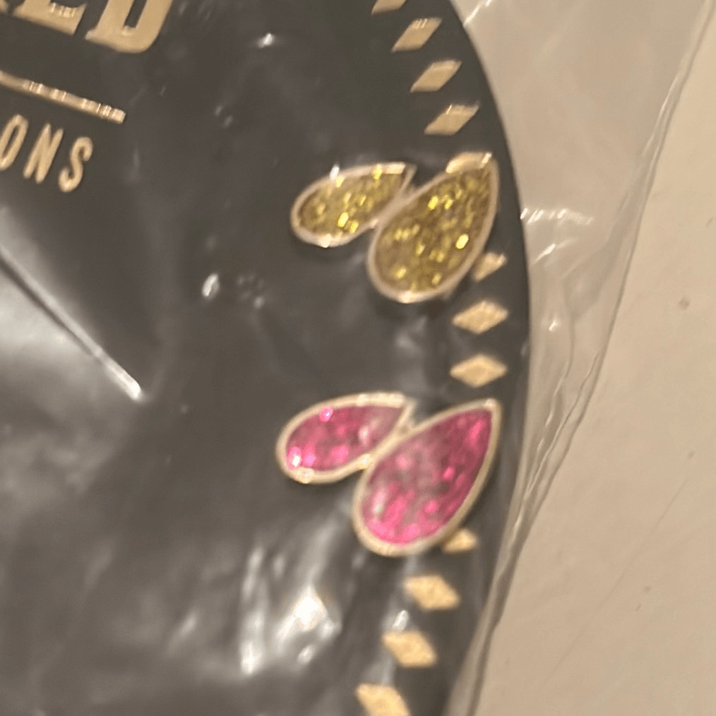 Revolve 8 Other Reasons X Wicked Droplet Set Earrings Sparkle 18K Plated Studs