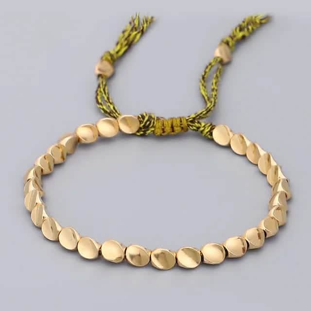 3-Pack: Handmade Copper Bead Bracelet
