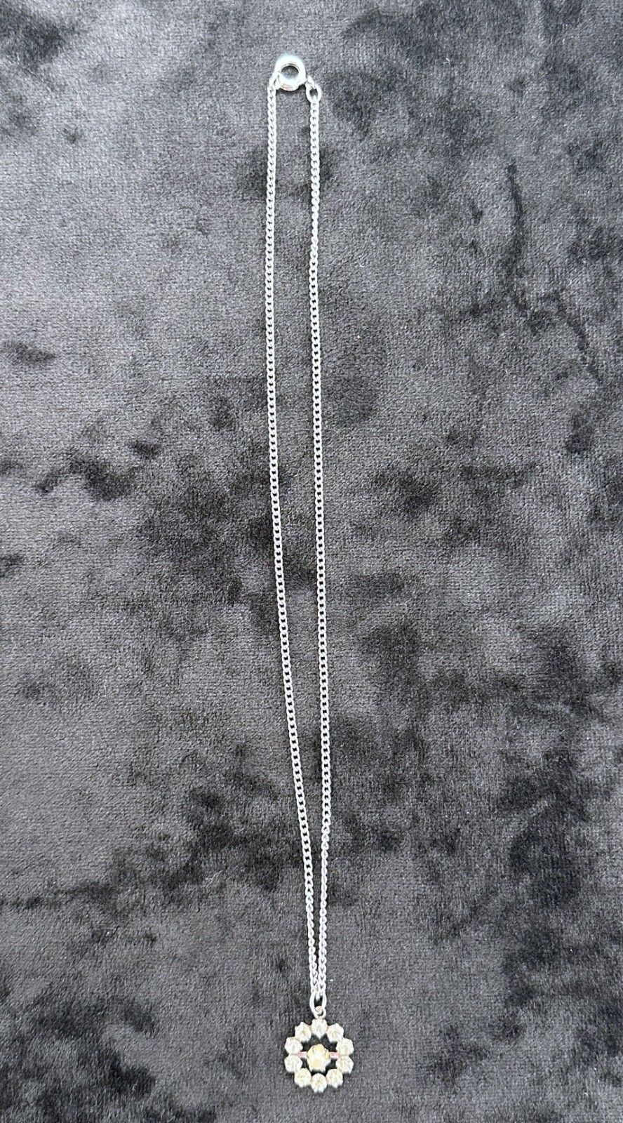 Cultured Pearl Rhodium Finish Necklace & Dangle Earring Set Clear Stones