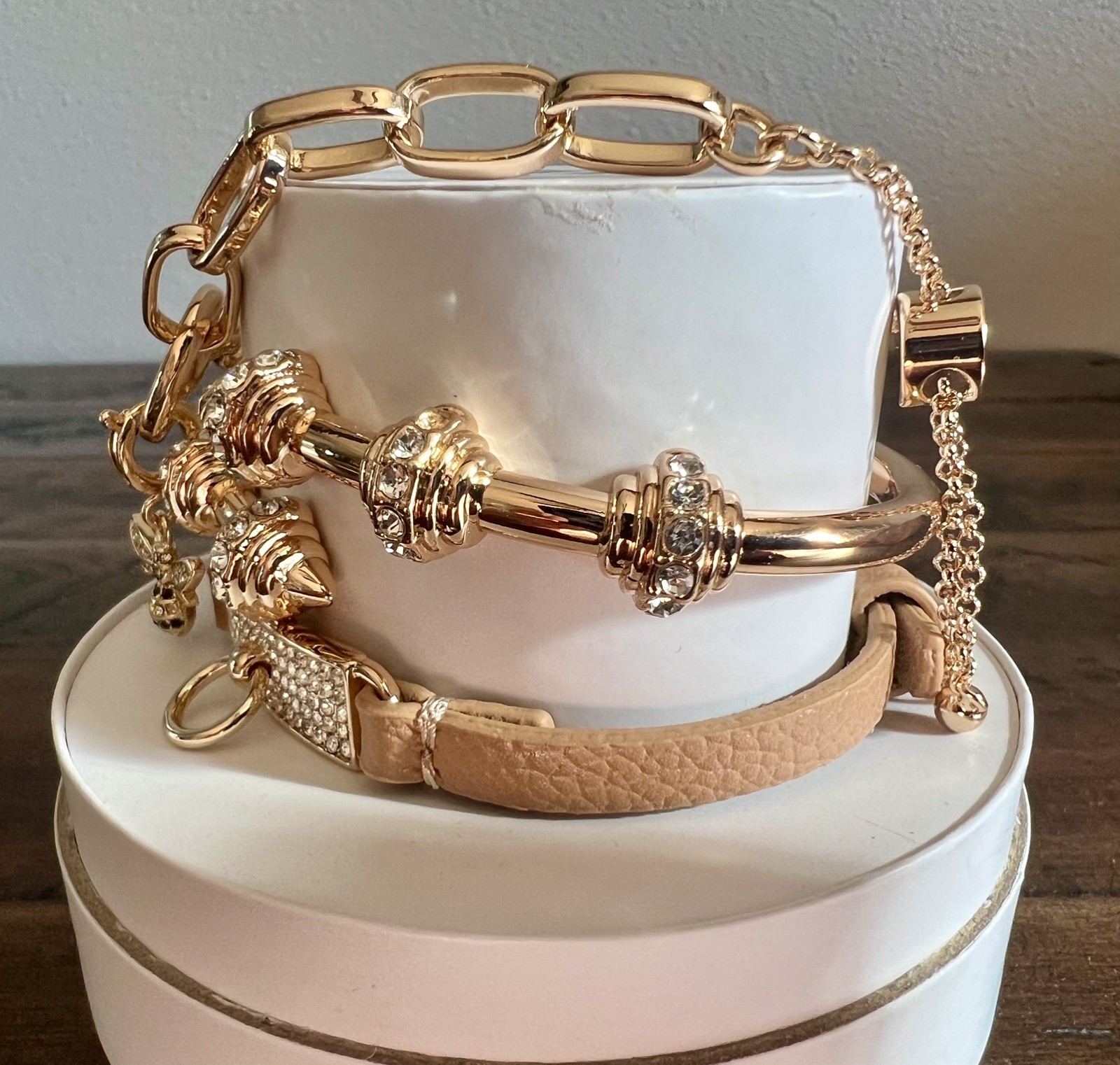 Bomb Party 2026 Spring Stack The Golden Hive With Bee Charm Gold Plating Beauty