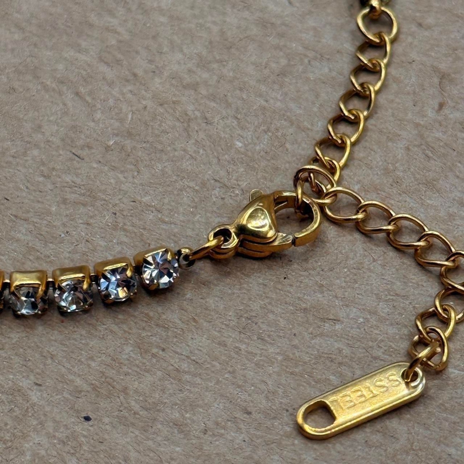 Gold Tennis Bracelet CZ Crystal Dainty Stackable Chain Bracelet Gift