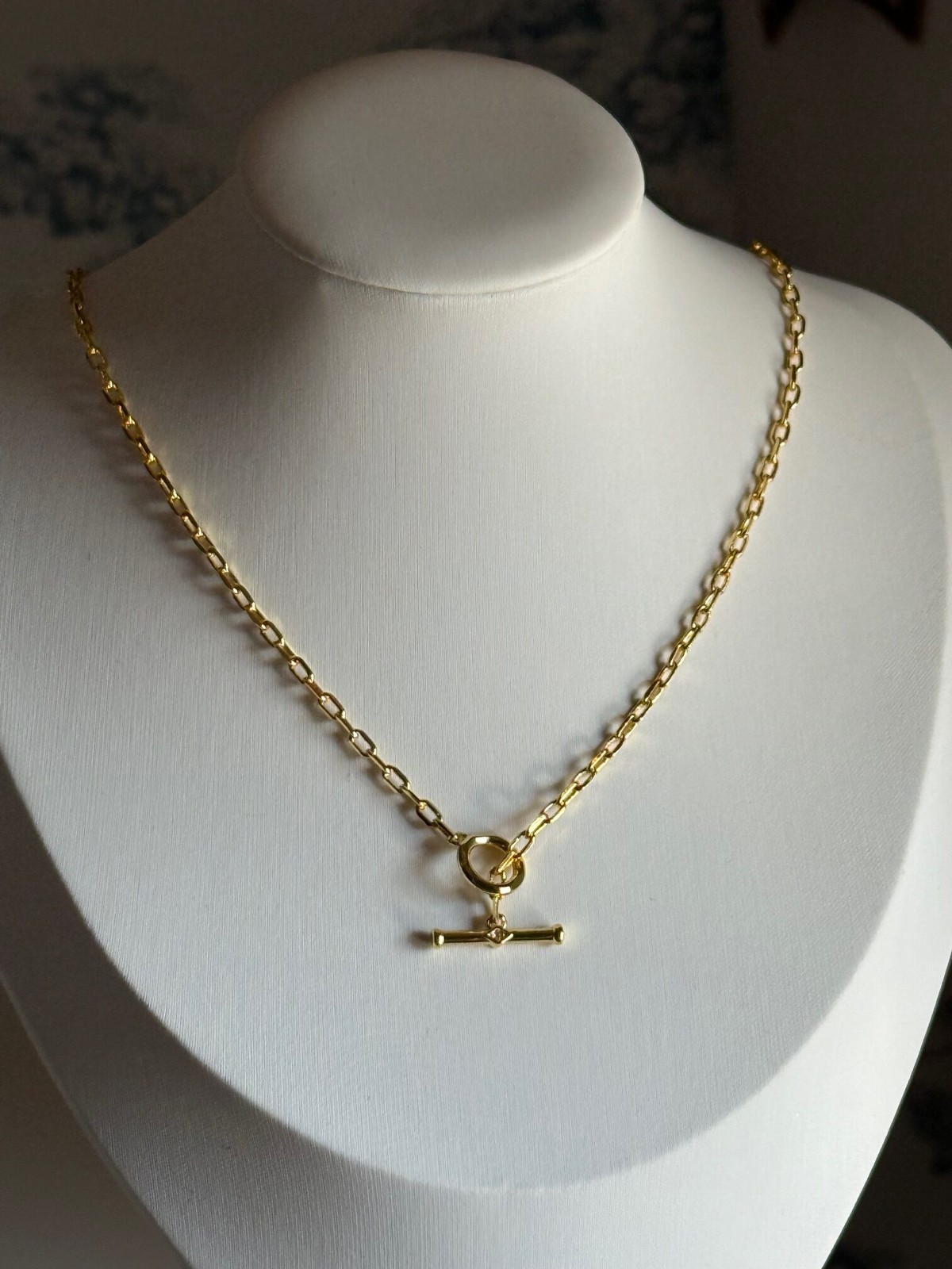 Gold Toggle Chain Necklace
