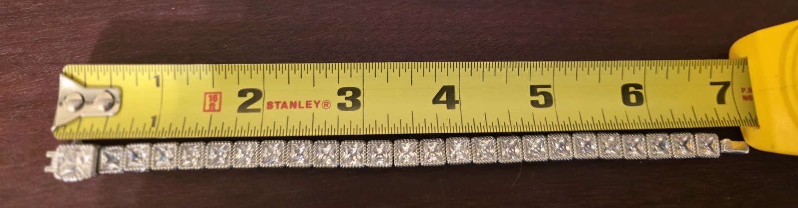 Judith Ripka Sterling Silver Diamonique CZ 925 Tennis Bracelet Small 6.75″