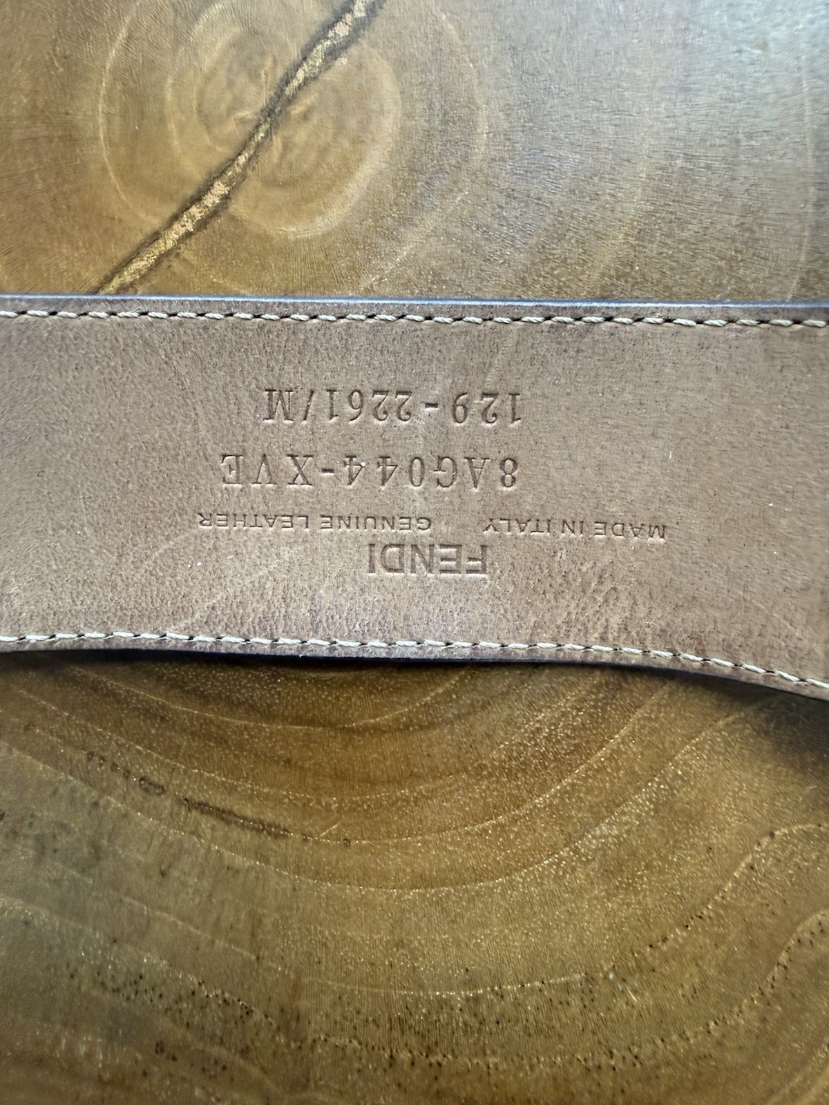 BOLD FENDI LEATHER BRACELET…