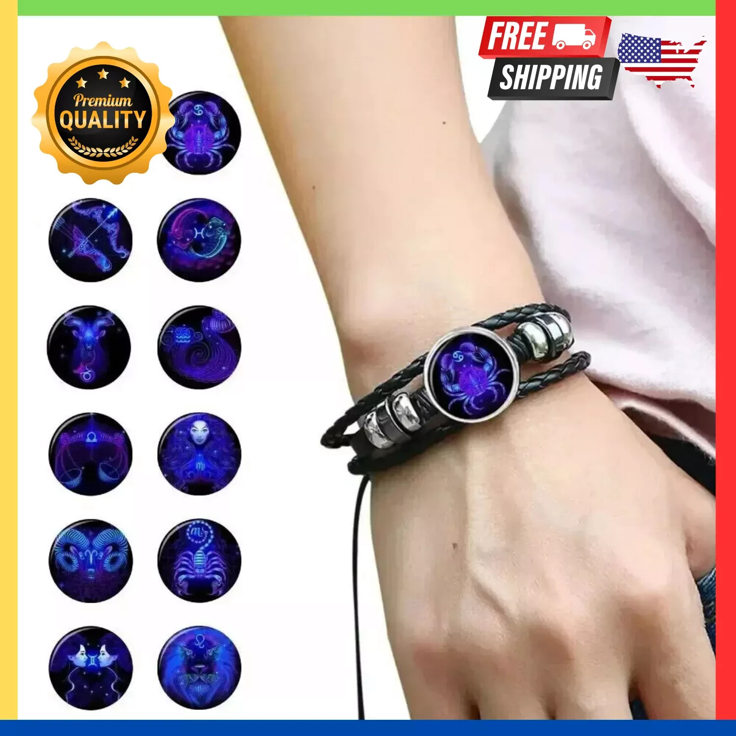 Zodiac Sign Spirit Bracelet Manifest Your Desires The Desire Horoscope Gift 2025