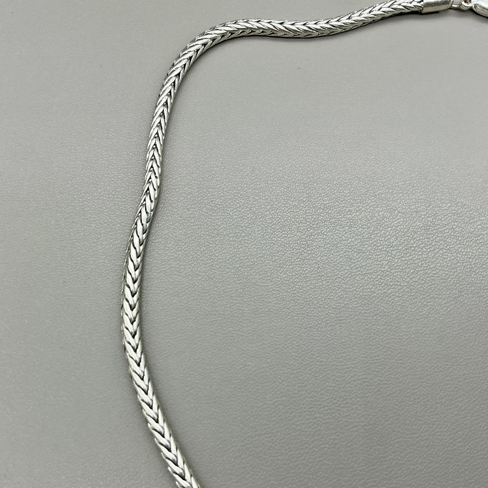 Roman Necklace Statement Silver Tone Gold Accents Curved Pendant Lobster Clasp
