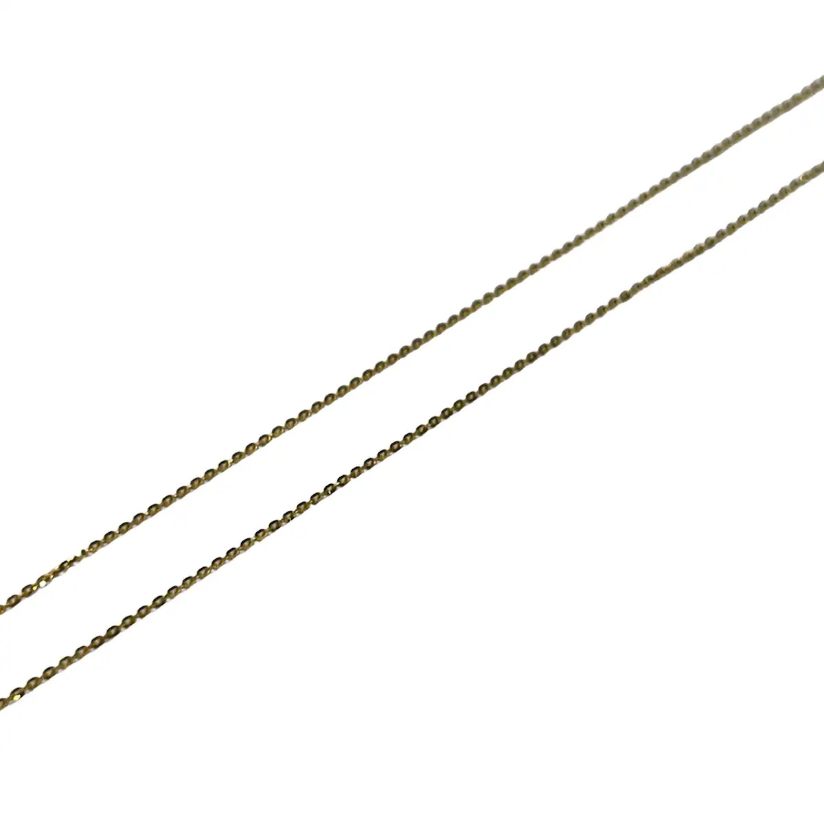 STAR JEWELRY 18K Yellow Gold Green Diamond Emerald Necklace
