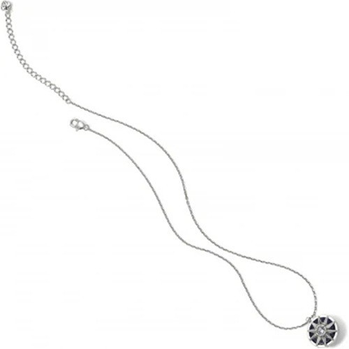 NWTag Brighton HALO STARGAZER POLARIS Silver Blue Necklace Reversible MSRP $58
