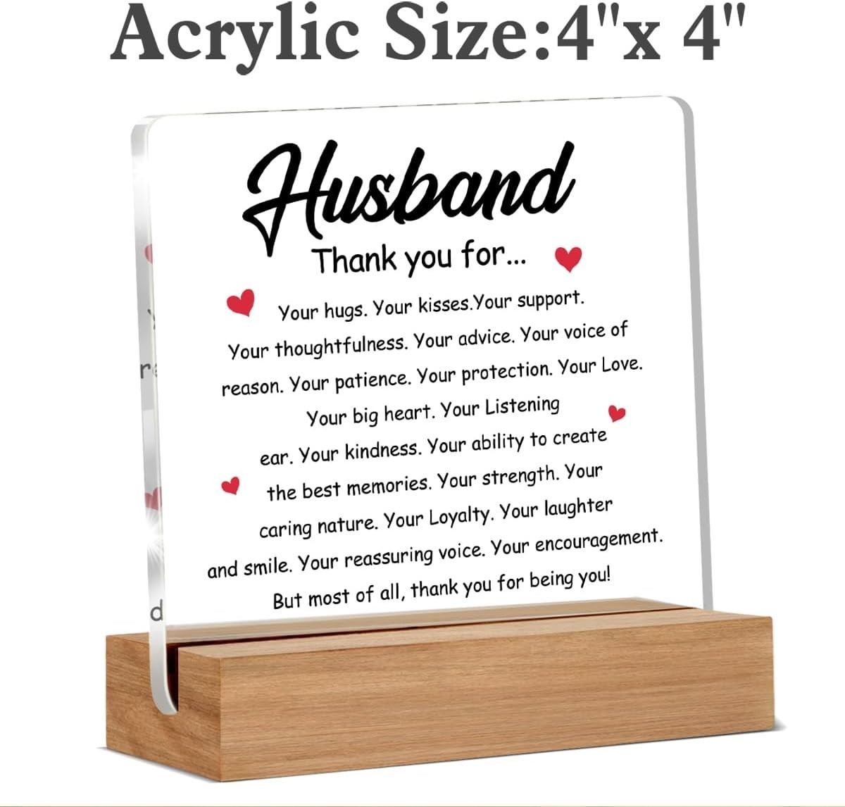 Husband Gifts from Wife, Valentines Day Anniversary Birthday Gifts for Him Husba