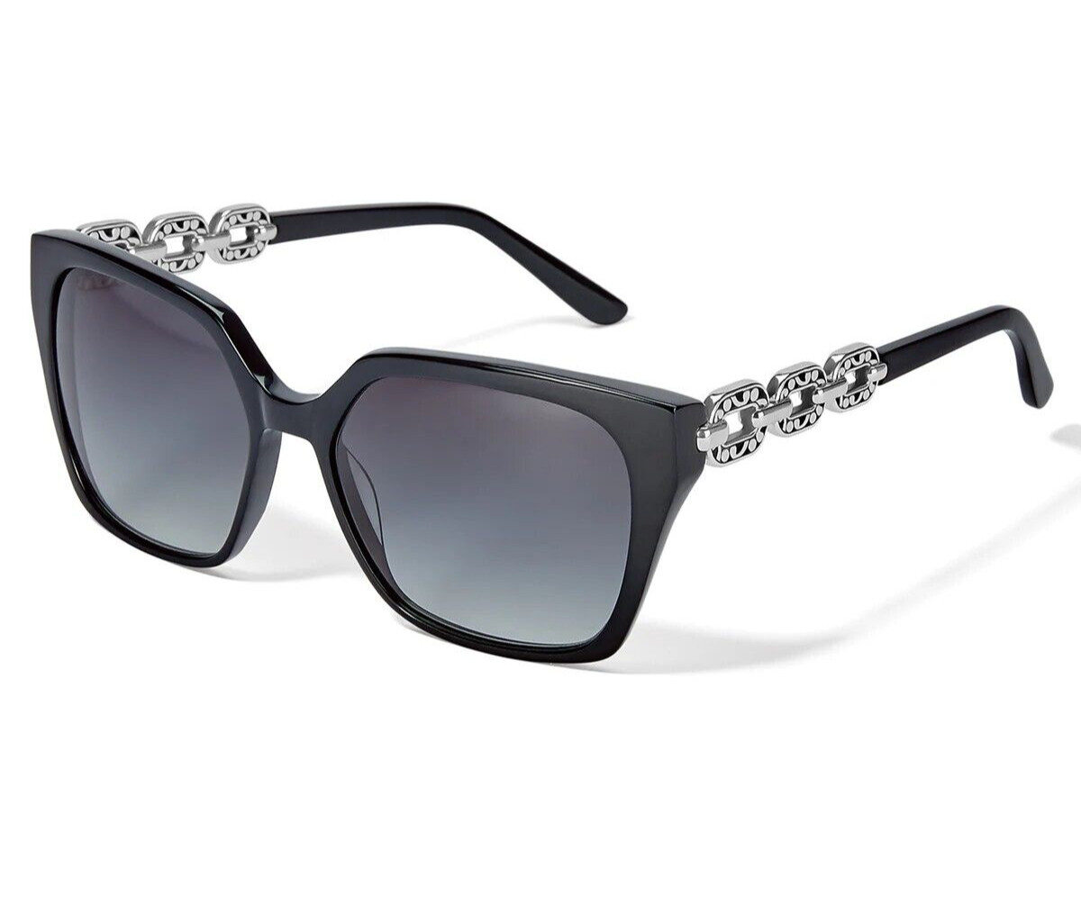 NWTag Brighton CONTEMPO LINX Square Sunglasses UVA/UVB Crystals MSRP $138