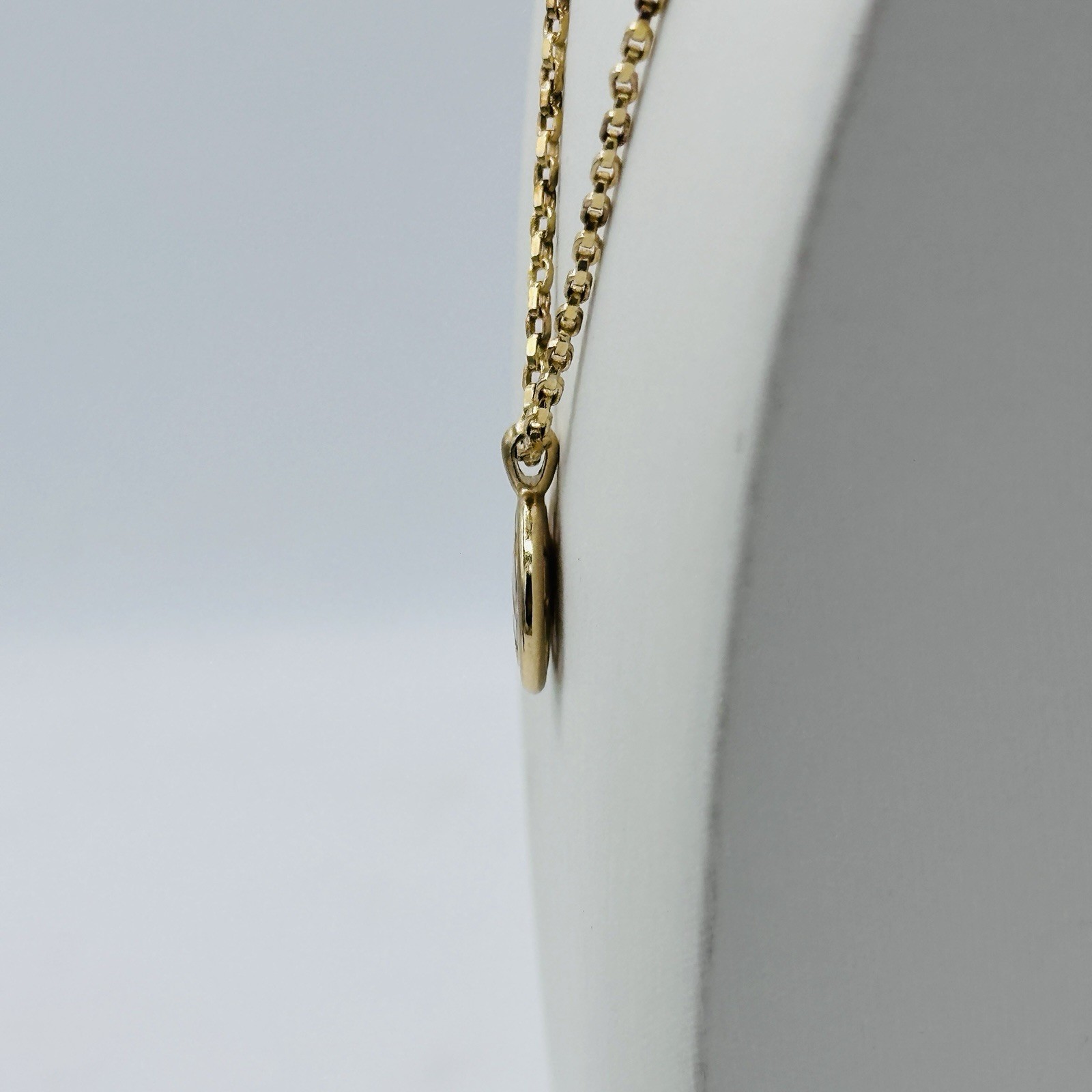 Brighton Contempo Medallion Petite Necklace Gold Tone Scroll Pendant 16-20”