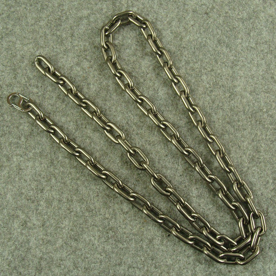 30″ Heavy duty Pure Titanium Oval chain necklace anti-allergy 9.5mm thick H895