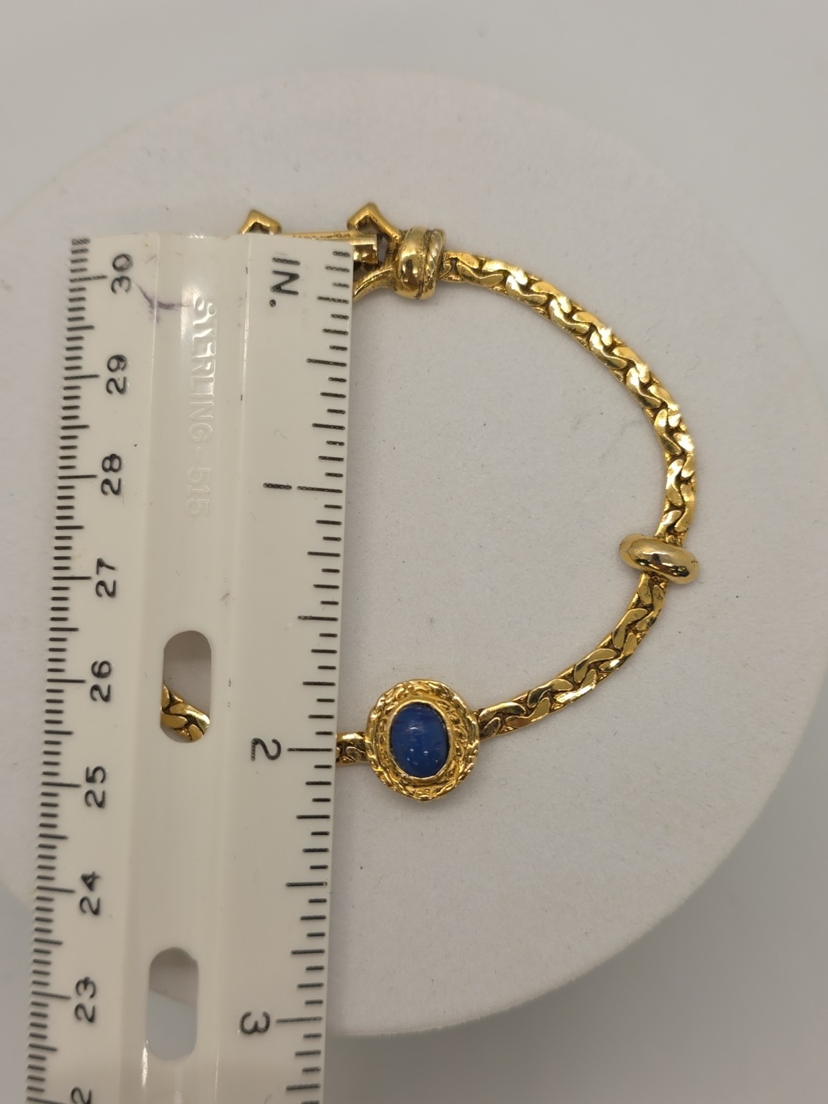 Vtg Lot Goldette Gold Tone Victorian Revival Two 8″ Bracelets & Clip-on Earrings