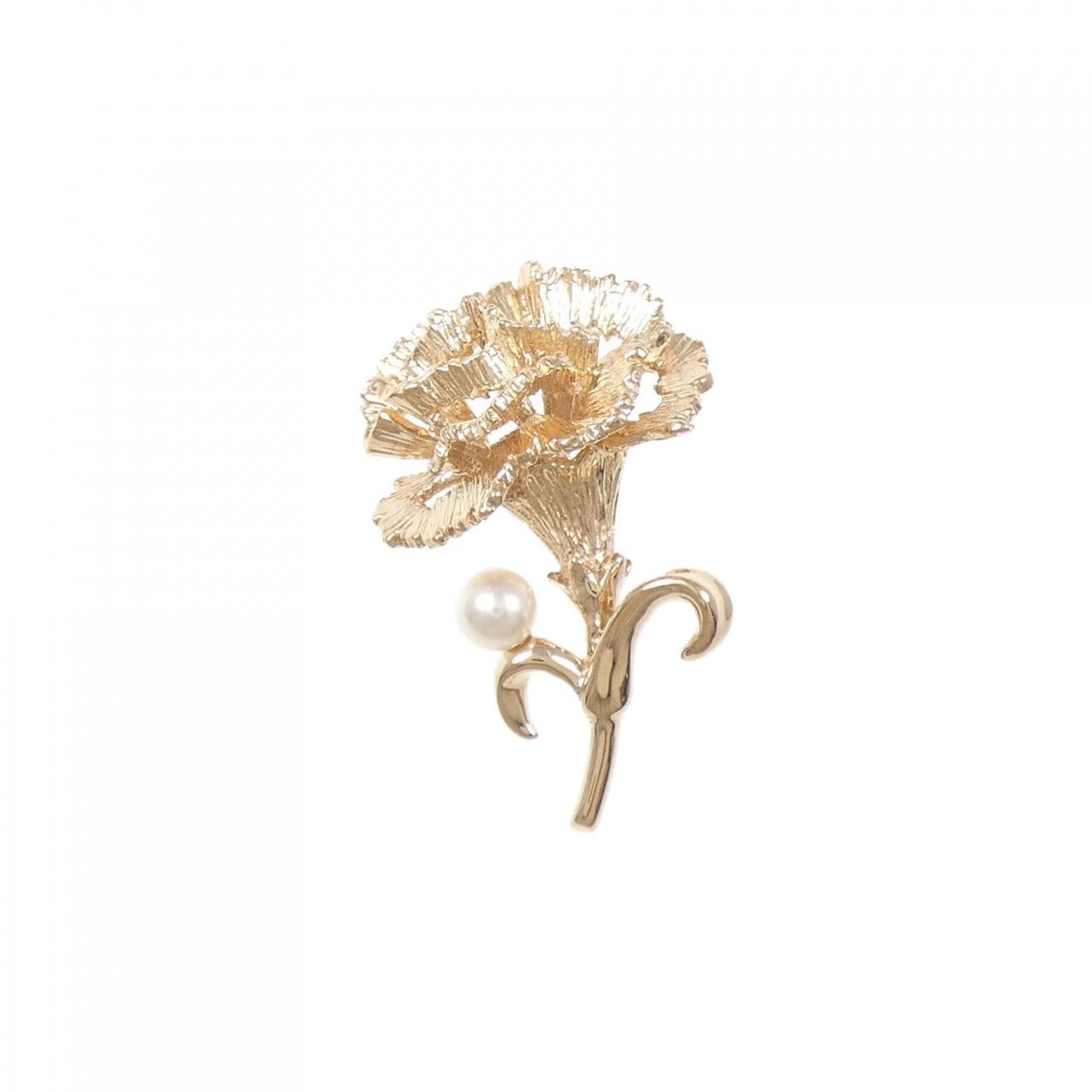 Authentic Mikimoto Flower Brooch 0.1″ #260-007-347-0892