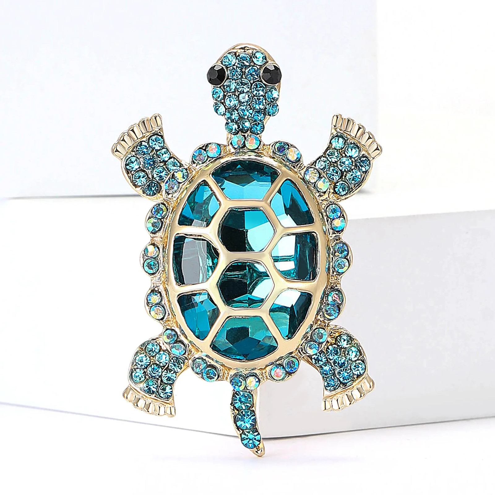 1Pc Retro Marine Organism Brooch for Men Women Vintage Animal Seafish Octopus T