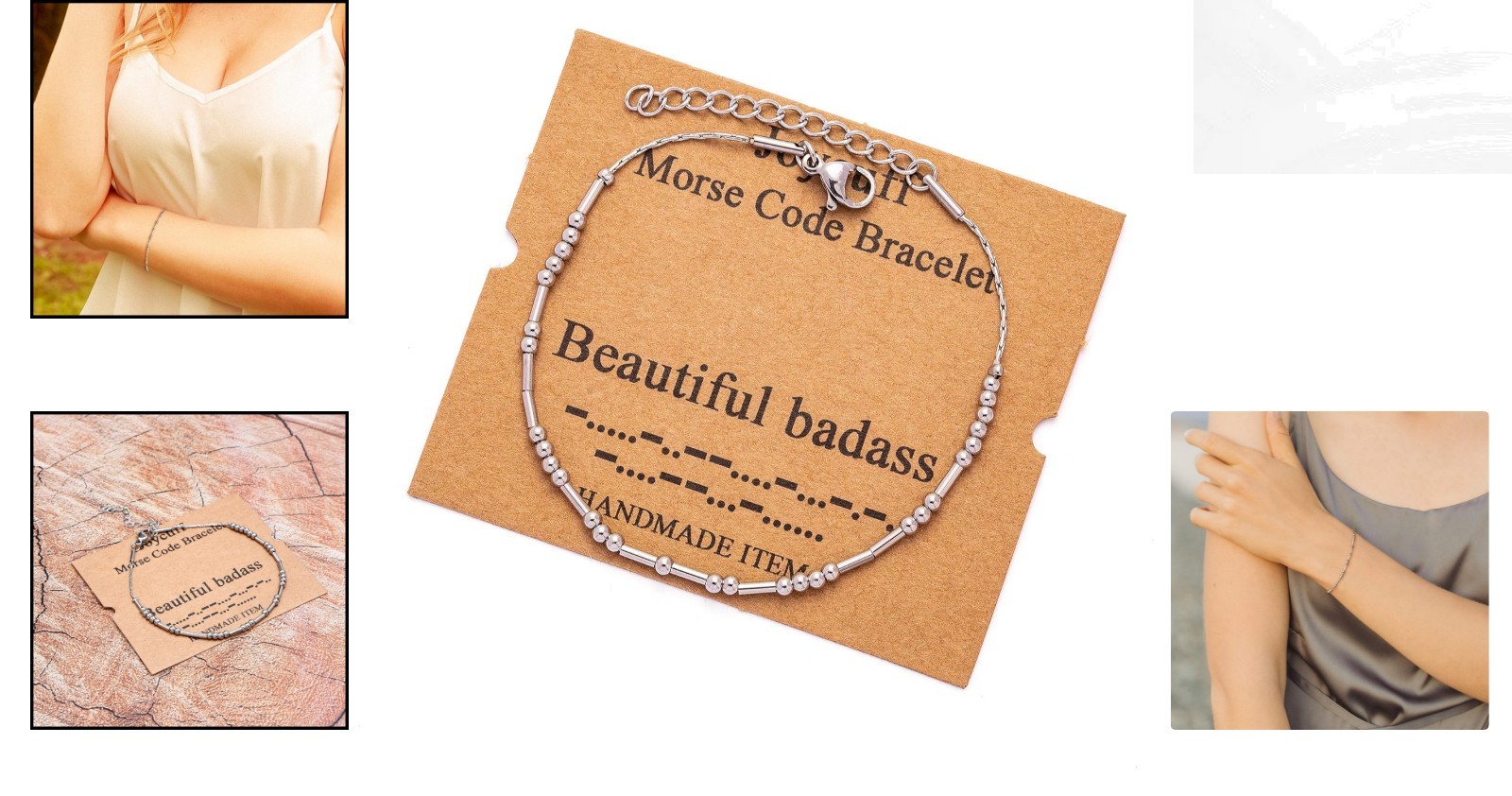Inspirational Morse Code Wrap Bracelet – Adjustable for Every Woman’s Style