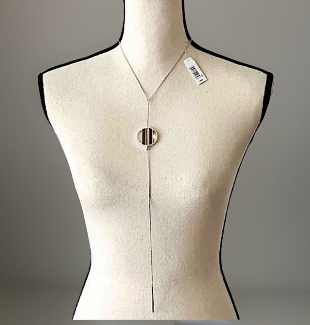 JENNY BIRD Rhine Tigers Eye Lariat Necklace