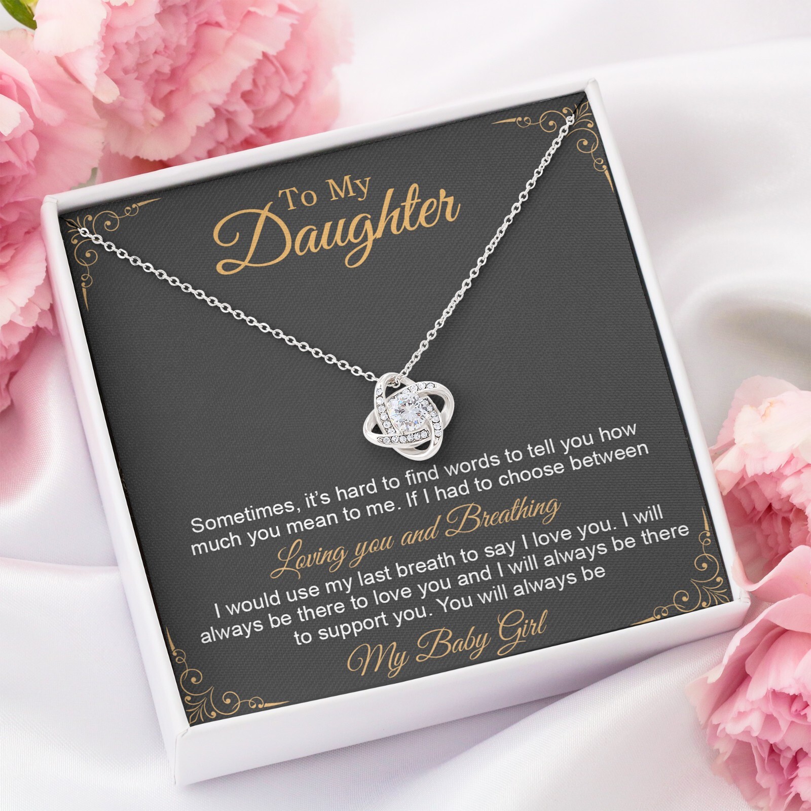 To My Daughter Necklace, Gift to My Daughter, Graduation Gift for Daughter