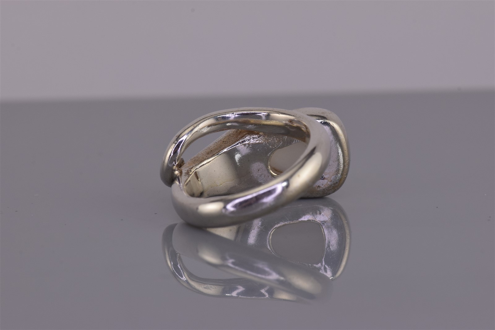 Sterling Silver Opal Accent Flower Cubic Zirconia Wrap Band Ring 10g 925 Sz: 6
