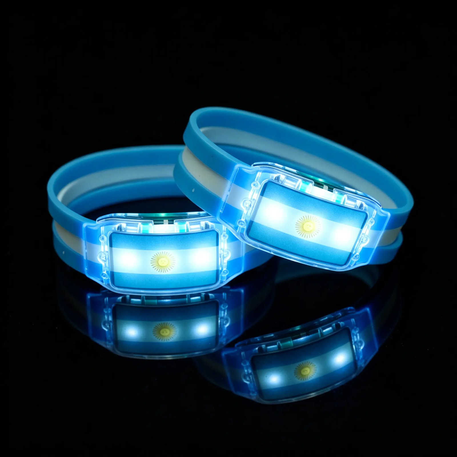 LED Illuminated Country Wristbands