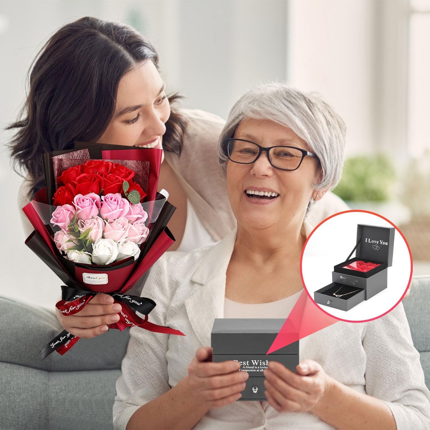 Romantic Love Anniversary Birthday Wedding Valentines Gifts for Wife Girlfriend