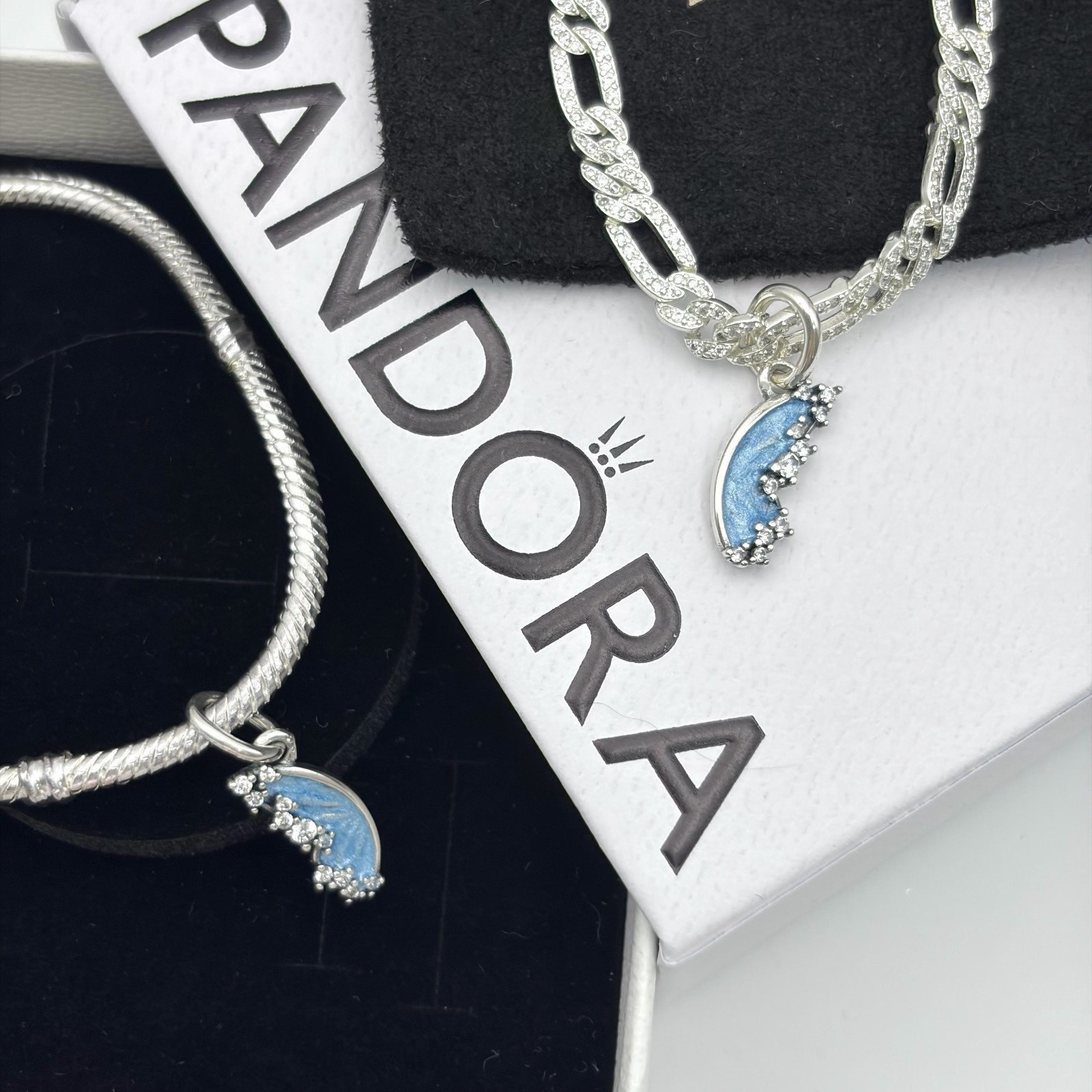 NEW 100% #794244C01 Pandora Splittable Butterfly Dangle Charm, NEW WITH BOX
