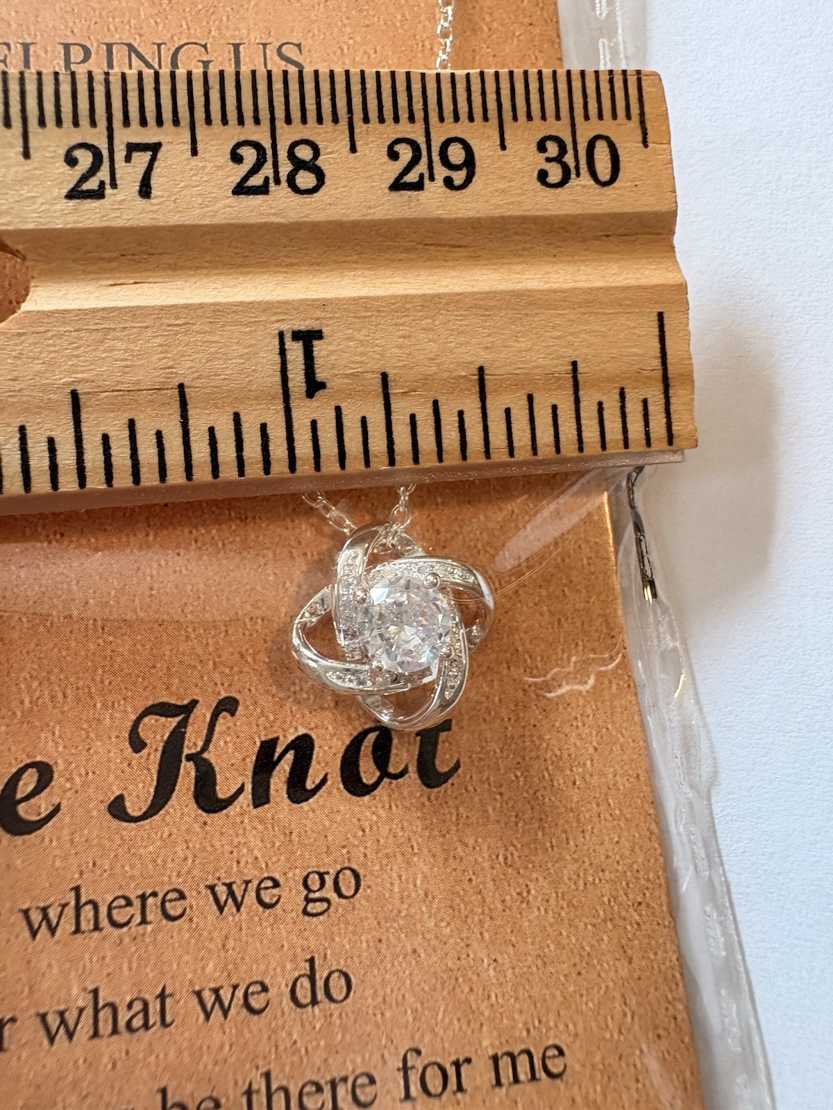 Tie the Knot Knot Pendant Necklace Lot of 4 – Bridesmaid Necklaces – CZ New