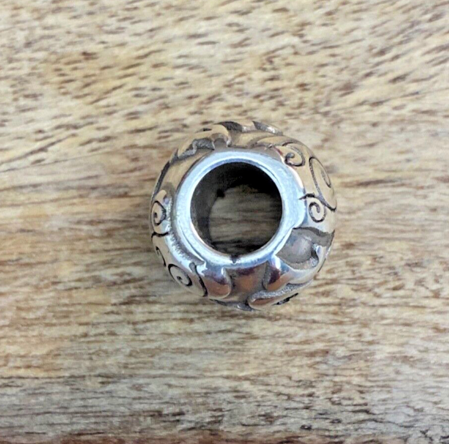 Brighton 2014 Birthday Graduation Celebration Silver Spacer Bead NWOT Very Nice!