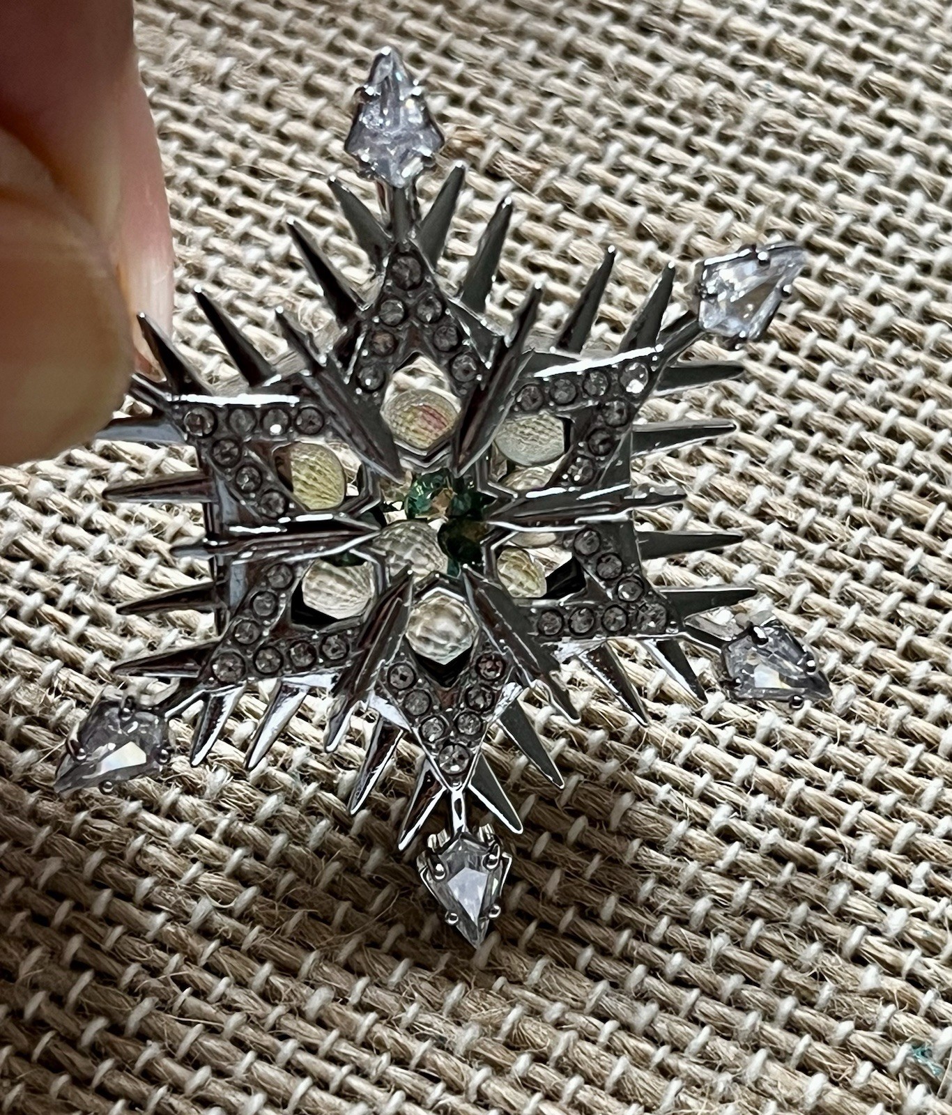 Origami Owl Disney Frozen Snowflake Hinge Locket With Stardust NIB