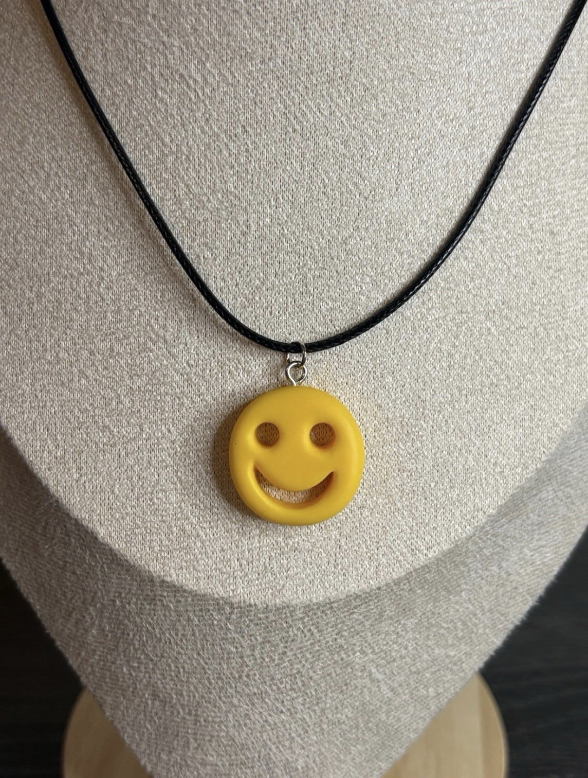 NEW Handmade Smiley Fry Necklace