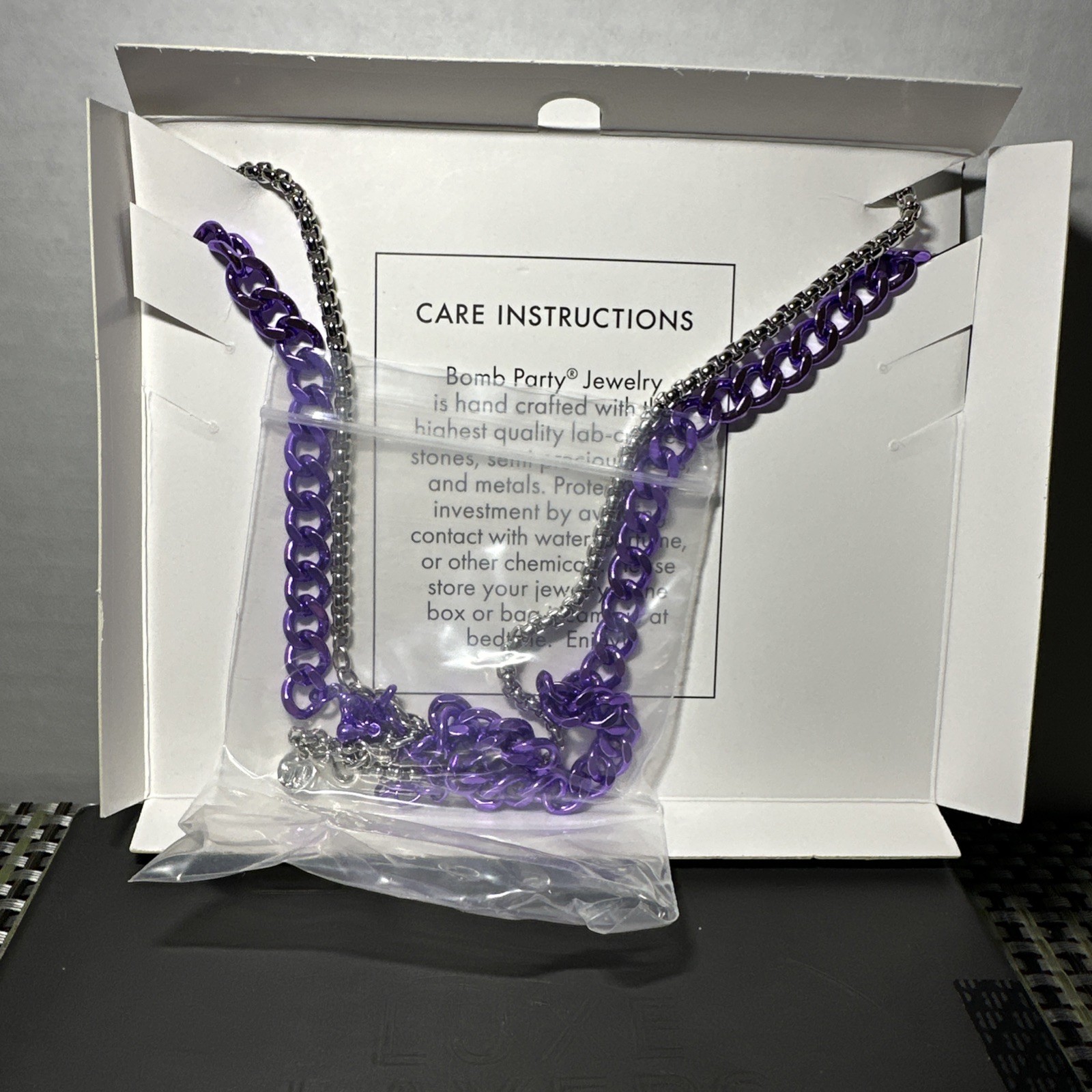 Bomb Party “Girl, Yes You Can” Luxe Layer necklace RBP5803 18” + 2.5” Extender