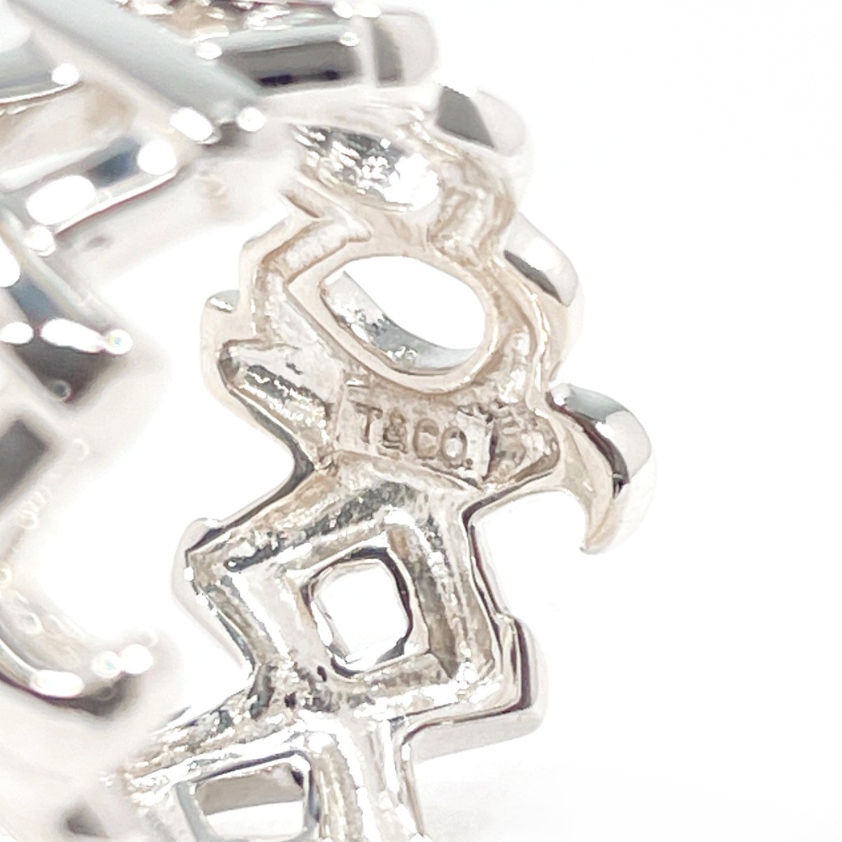 TIFFANY&Co. Ring Love & kiss Paloma Picasso Silver925 US 5(US Size) Women