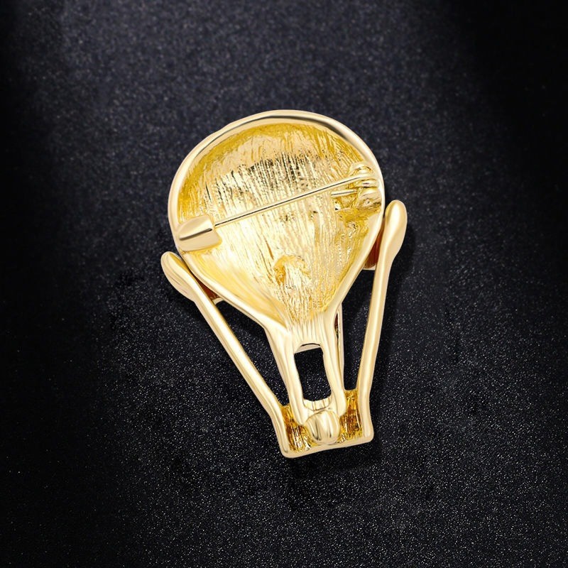 1PColorful Hot Air Balloon Brooch Unisex Lapel Pin Women Men Jewelry Accessories