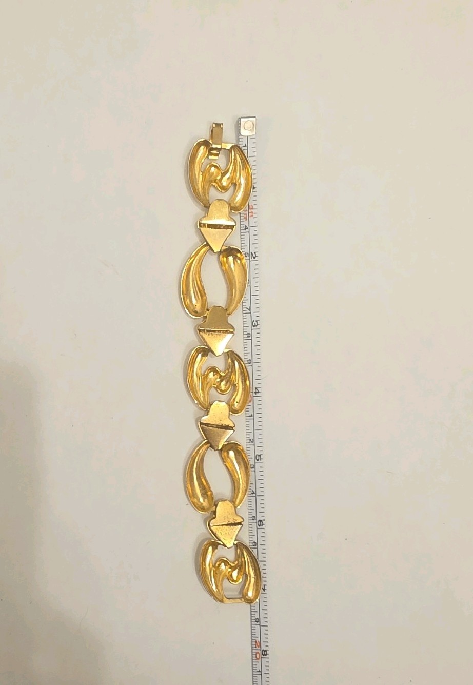 Vintage Demi Parure Chunky Goldtone Shell Shaped Set Nice