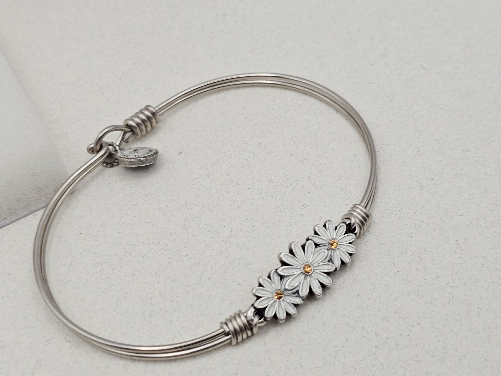 Luca & Danni Cuff Bracelet Silver Grow Free Wildflower 💐Regular Silver ✨️ New