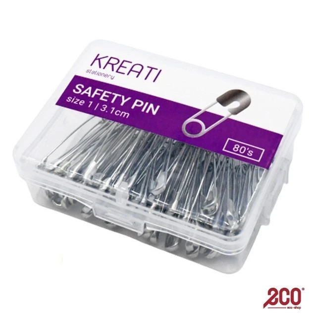 Kreati Safety Pins 3.1cm 2boxes/pack-